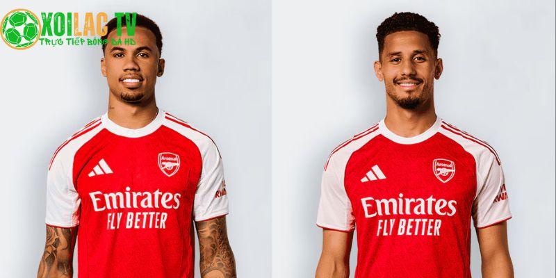 Cặp trung vệ Gabriel và William Saliba